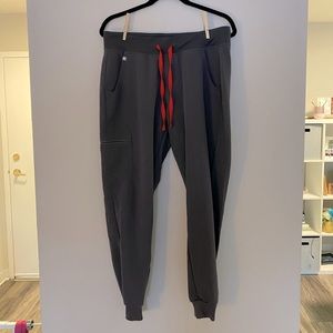 FIGS CHARCOAL Zamora Jogger Scrub Pants, Very Gently Worn, Sized Medium